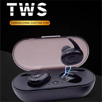

Ottwn Mini Wireless 5.0 Bluetooth Earphone Portable HD Stereo Headphone In-Ear Waterproof Sports Headset With Mic For iPhone