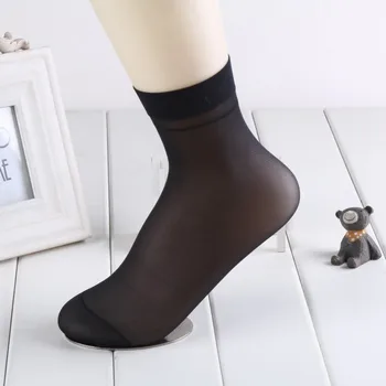 

20 PAIRS Independent Packaging Summer Velvet Silk Socks WOMEN'S Thin Cored Silk Socks Short Gifts Small Gifts