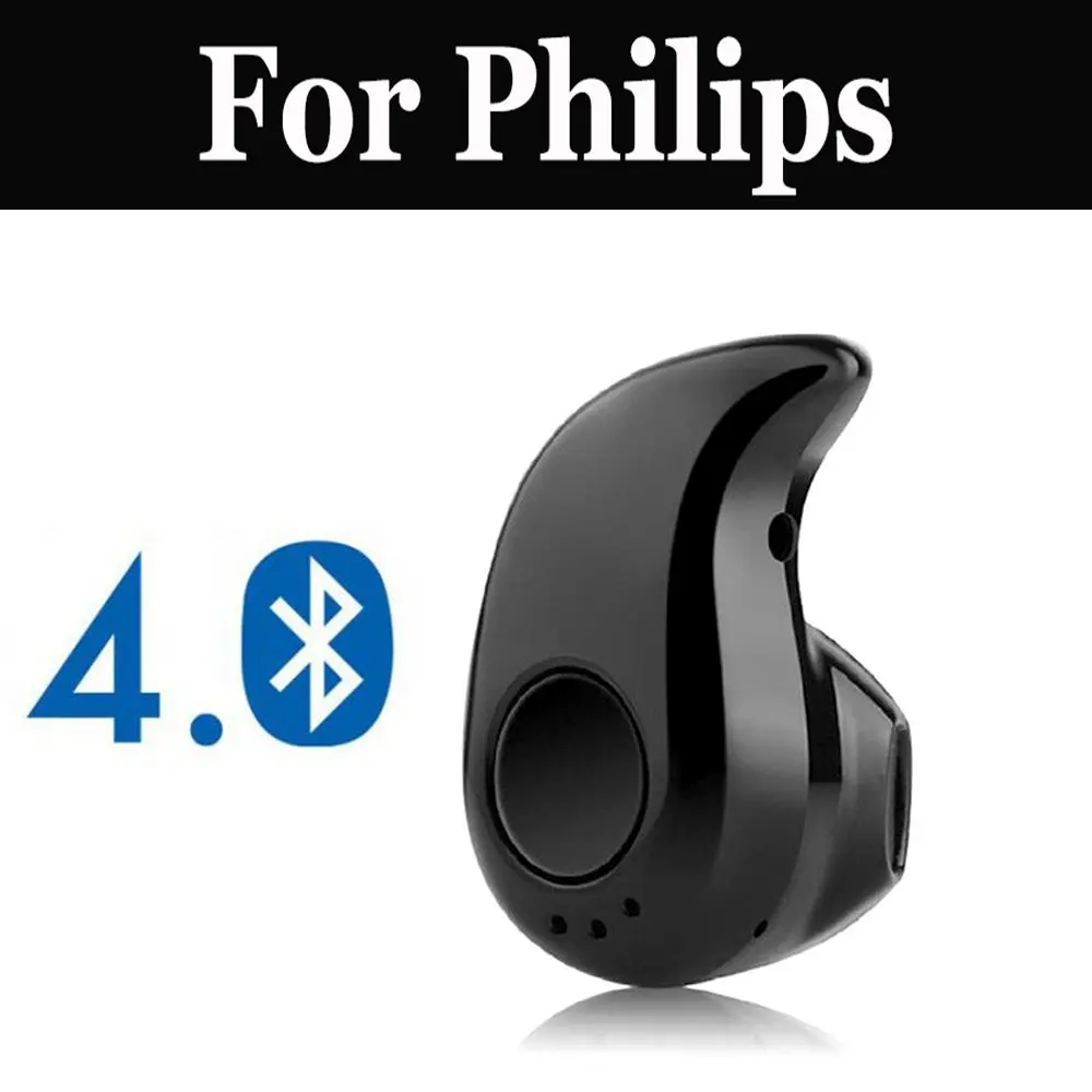 Мини наушники Беспроводная bluetooth гарнитура микрофон черный розовый для Philips S326 S337