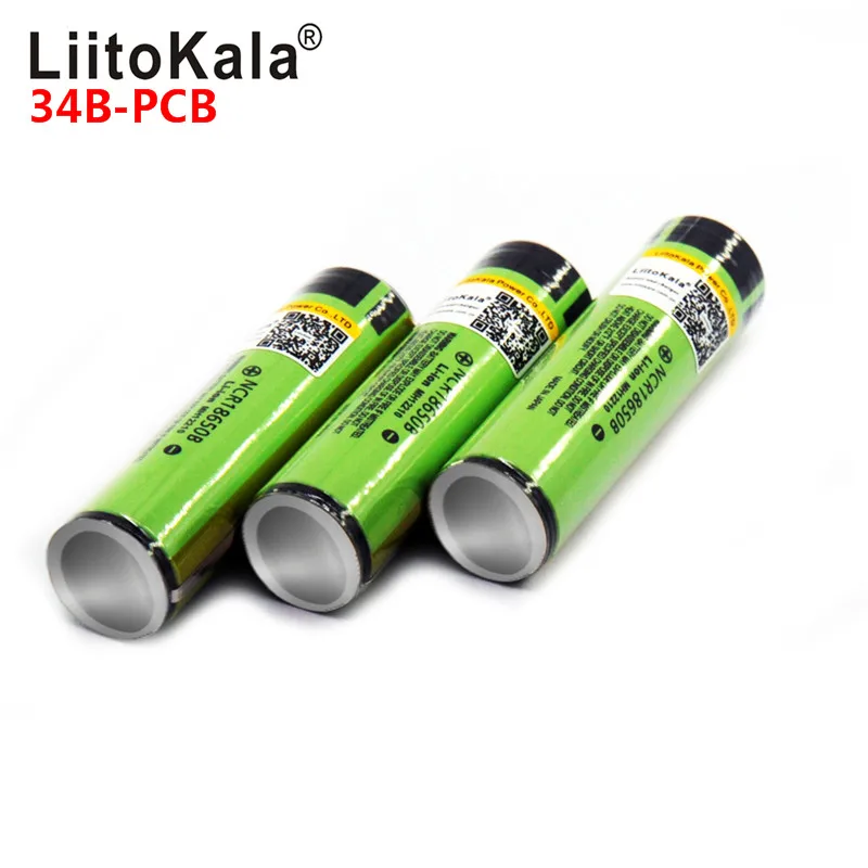 Аккумуляторная батарея LiitoKala NCR18650B 100% мАч 18650 в | Электроника