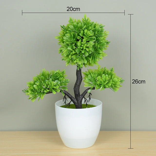 Artificial Plants Bonsai Small Tree Pot Fake Plant Flowers Potted Ornaments For Home Room Table Decoration Hotel Garden Decor T1