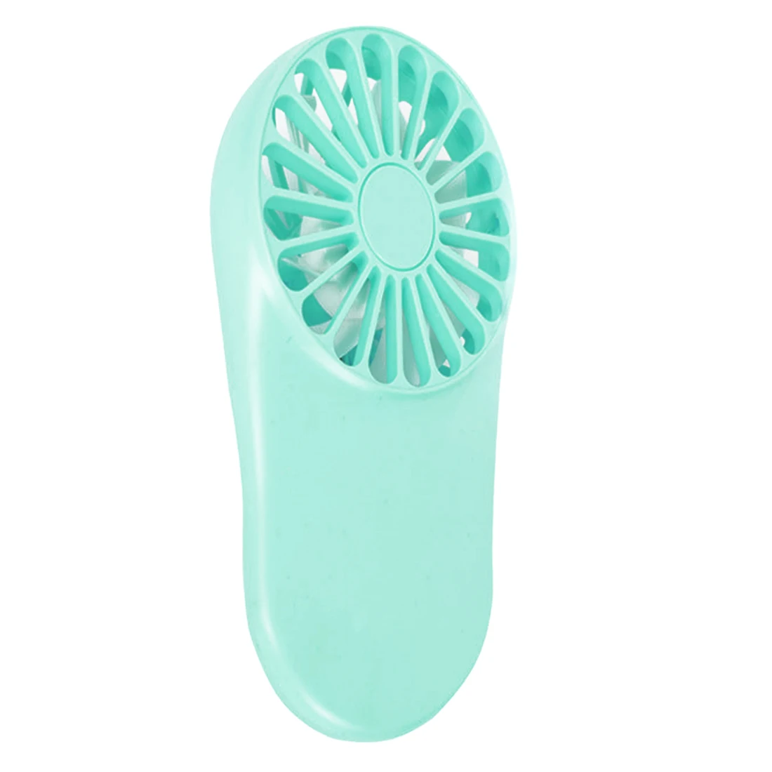 Mini- Hold Fans Student Outdoors Bring Portable Small Fan Mini Air Cooler Tool New Pattern Pocket Fans Usb Charge - Цвет: BLUE