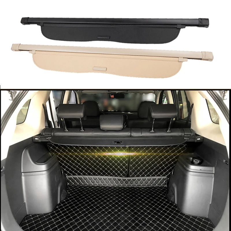 Couvercle d'étagère de colis de coffre pour Mitsubishi Pajero Sport Montero  2016 – 2020 2021, supports arrière rétractables, accessoires de rideau  d'espacement - AliExpress