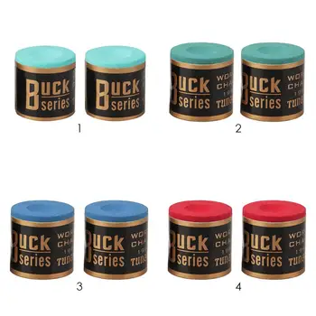 

2pcs Cylindrical Snooker Billiard Powder Chalks Pool Cue Stick Accessories Billiard Powder Accessories Wholesale 4 Colors