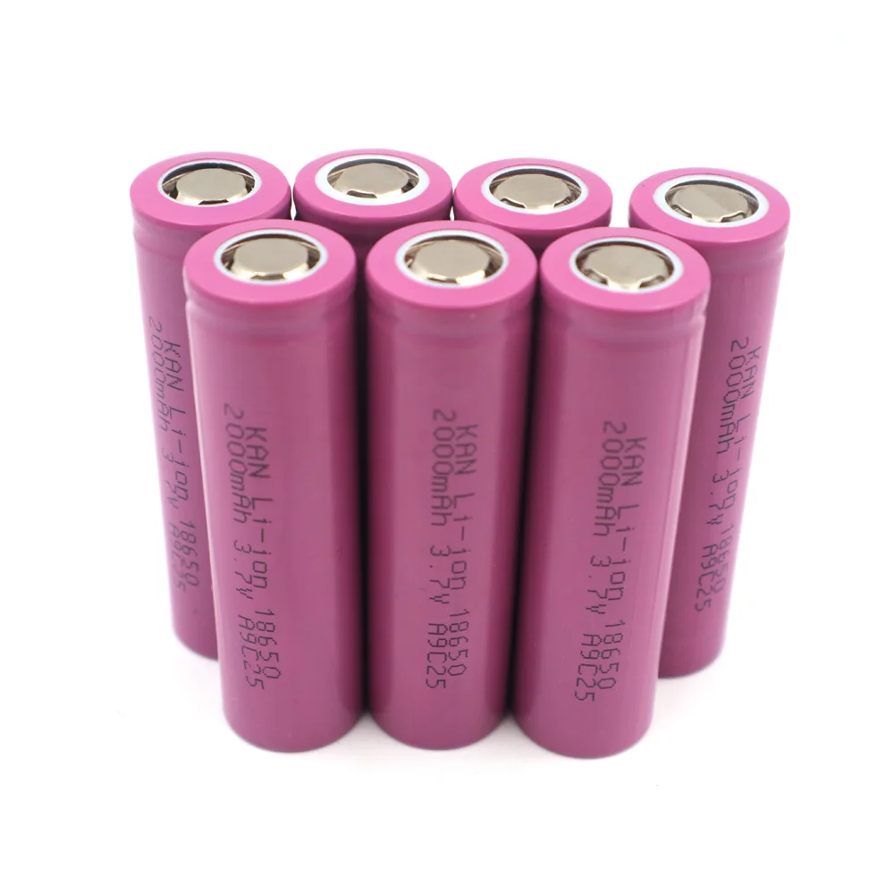 C& P 18650 литий-ионные батареи 2000 mAh разрядный ток 20A с большим увеличением Электроинструмент кальян с аккумулятором электронная сигарета