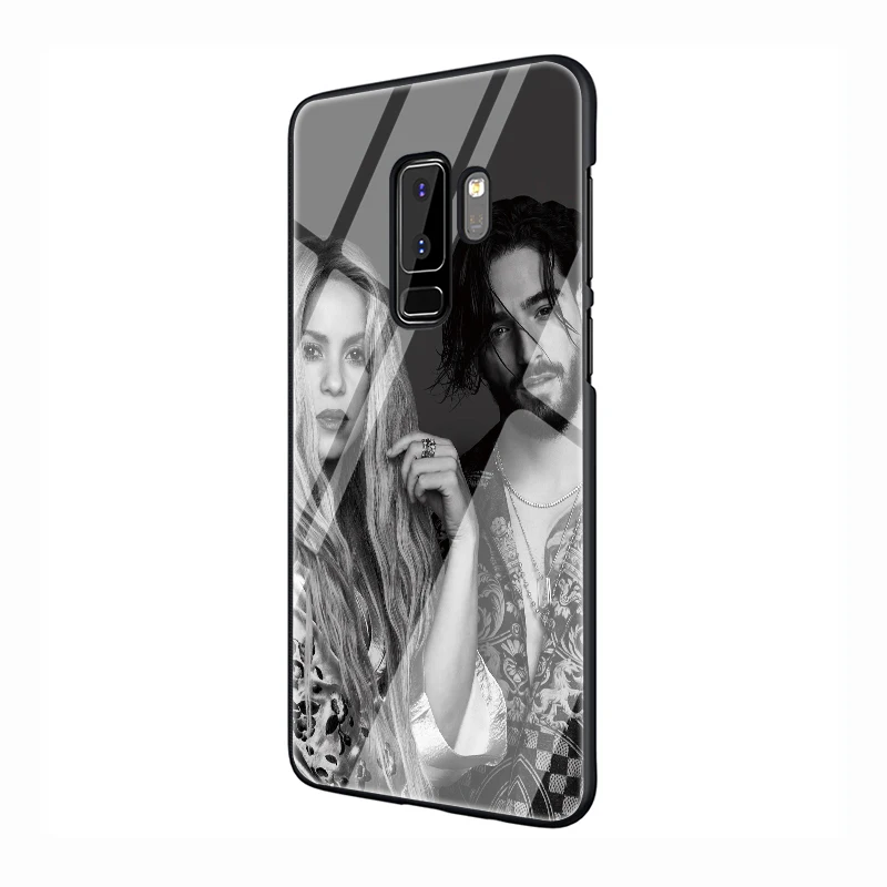 EWAU Shakira малума чехол из закаленного стекла для телефона для samsung S7 край S8 S9 S10 Note 8, 9, 10, плюс A10 20 30 40 50 60 70 - Цвет: G3