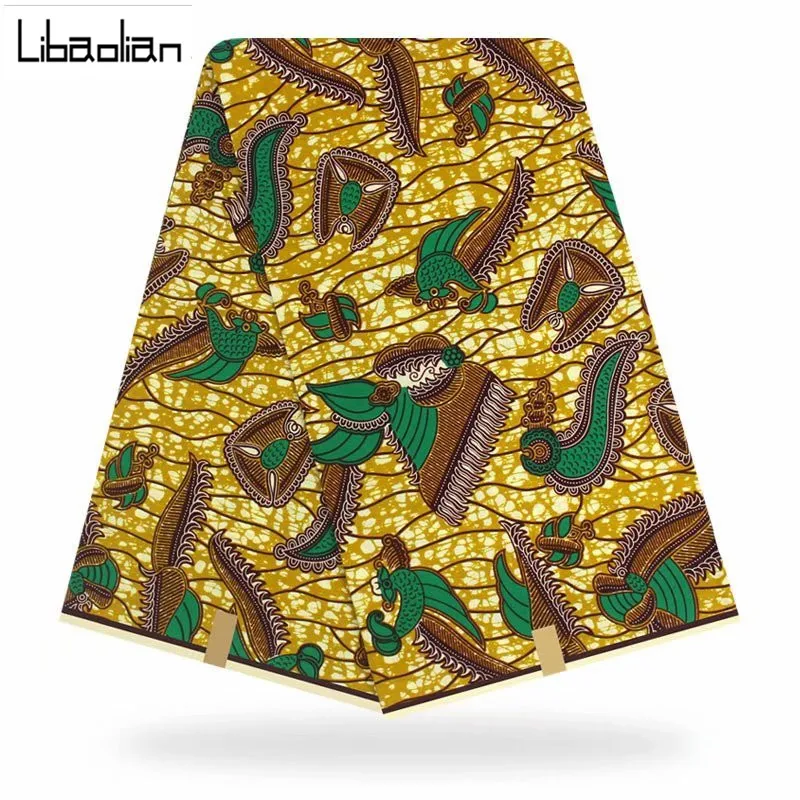 Настоящий воск высокого качества хлопок воск Африканский батик воск с Африканским принтом, вощеная горячая Распродажа дизайн для женщин платье F908-27