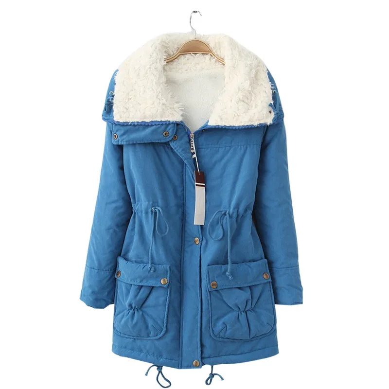 LOOZYKIT, зимние парки, хлопковое пальто, женская тонкая зимняя верхняя одежда, стеганая куртка средней длины, толстая хлопковая стеганая теплая хлопковая парка