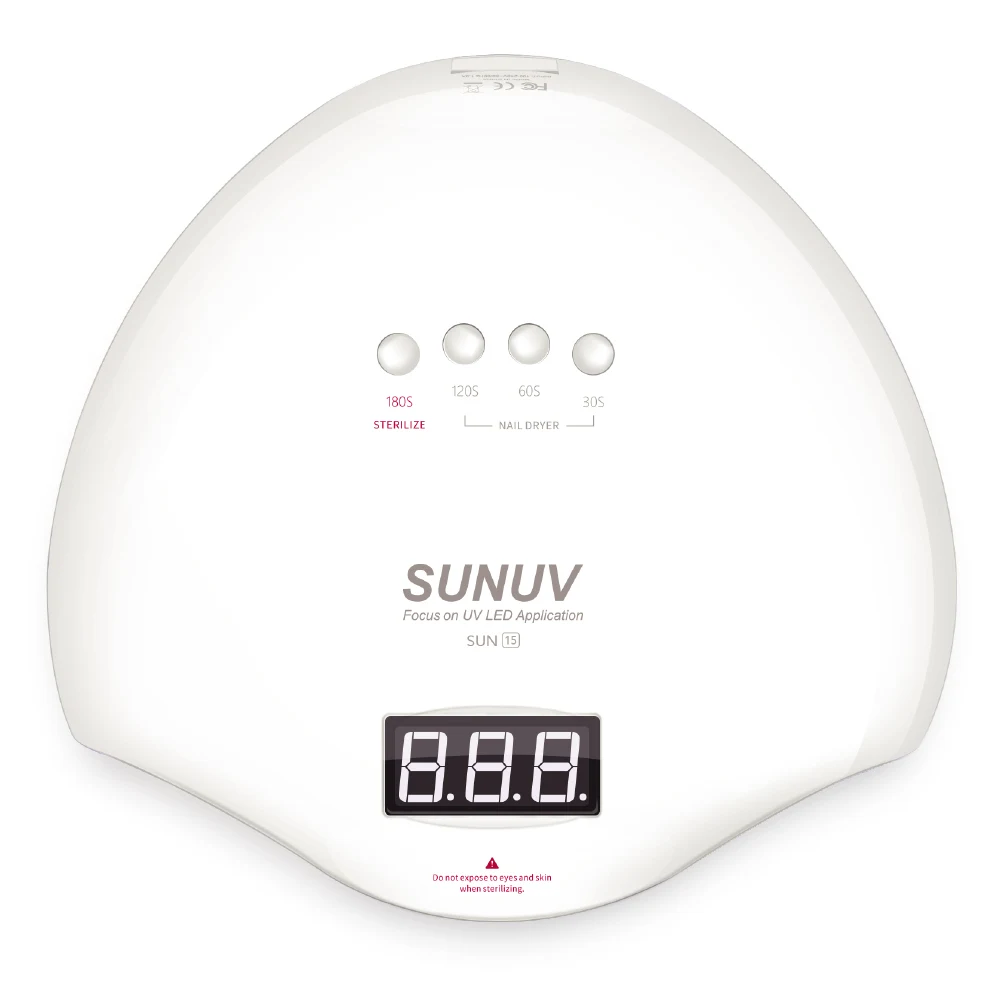 SUNUV SUN15 UV LED Lamp for manicure apparatus Sterilizer&Nail Dryer 2 in 1 manicure Gel Nail Lamp Drying Lamp For Gel Varnish (5)