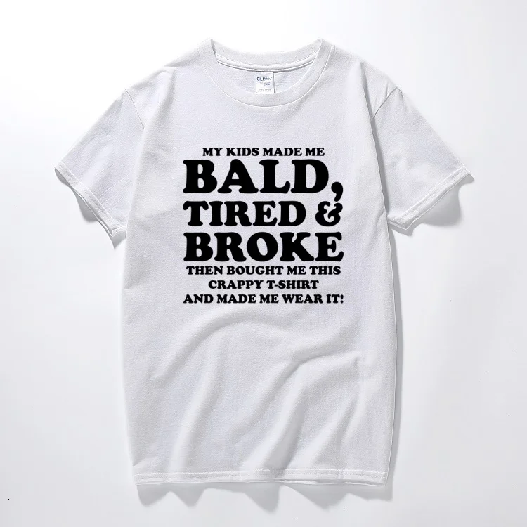 One yona/мужская одежда детская футболка с надписью «Make Me Bald tisting» Новинка, забавная футболка папочка, папочка, подарок на день рождения, хлопковые топы с короткими рукавами