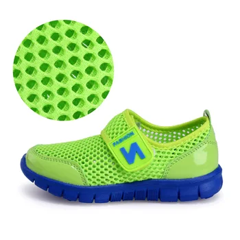 

Fashion Light Soft Breathable Boys Sneakers for Kids Shoes Baby Toddler Girls Running Children Mesh White Green Sports Shoes