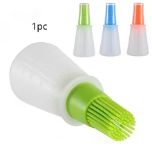 Oil-Bottle-Brush Kitchen-Tools Silicone Cooking with Cap 1PC Scale-Sauce