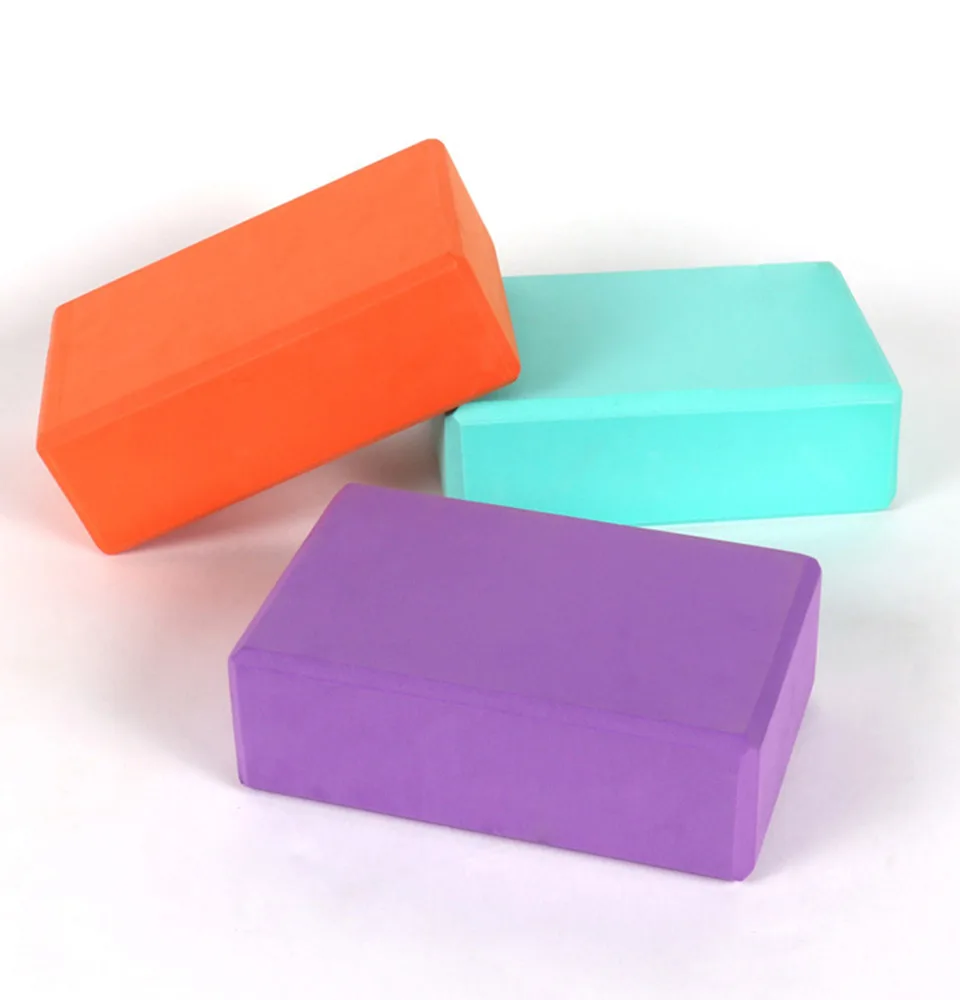 Yoga Blocks High Density EVA Foam Yoga Block Soft Non Slip Pilates Brick Sports Exercise Fitness