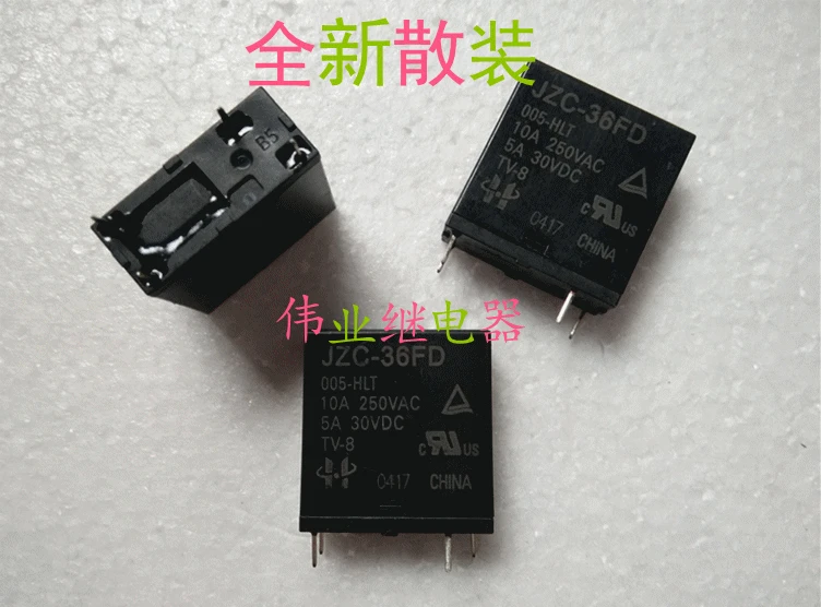 JZC-36FD 005-HLT новым реле HF36FD 005-HLT 4 pin-код
