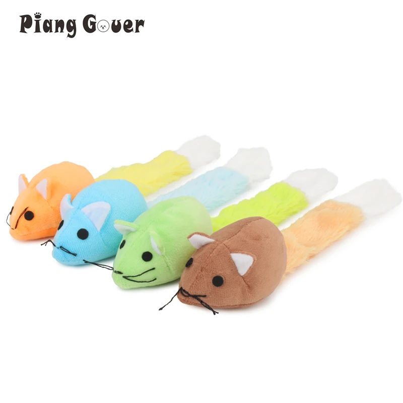 Petite Souris A Longue Queue Pour Chats Jouets En Tissu Pour Animaux De Compagnie Chaton Avec Chat A La Menthe Aliexpress