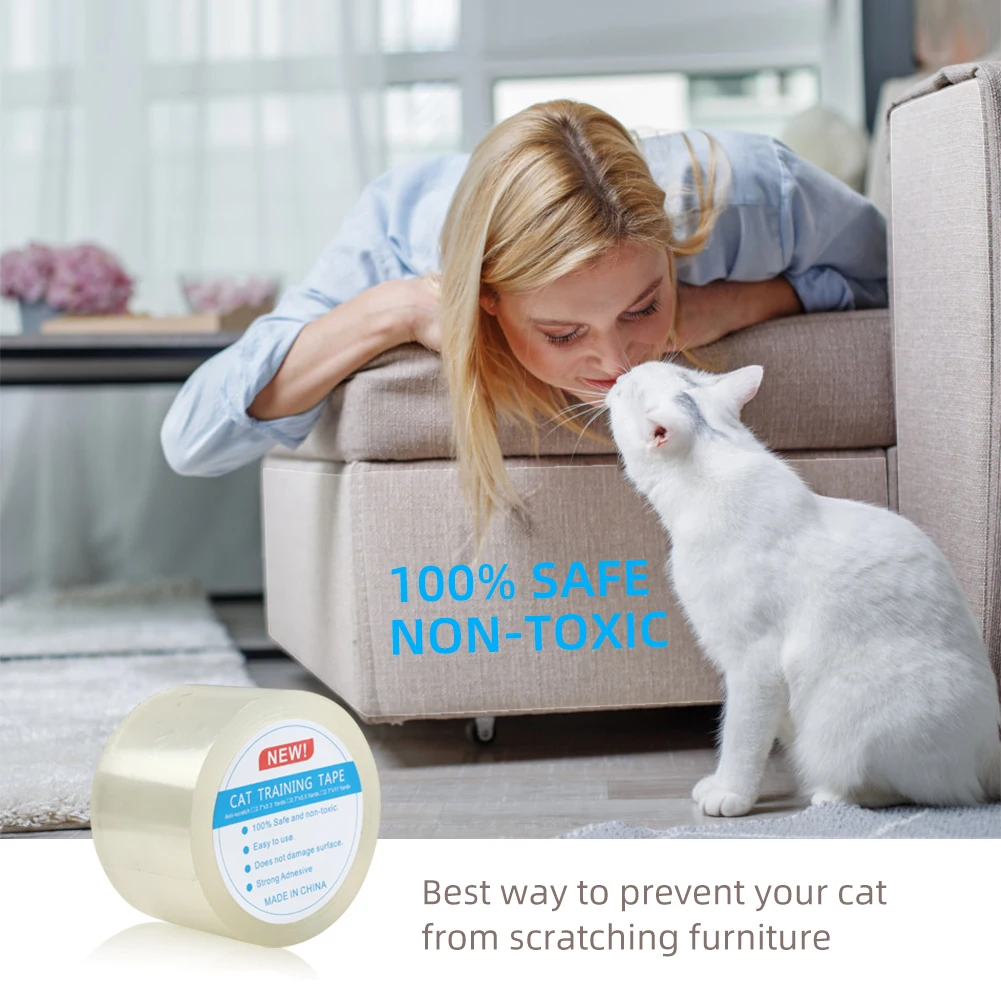 Transparente Anti-Scratch Tape Roll para Cat, Guarda