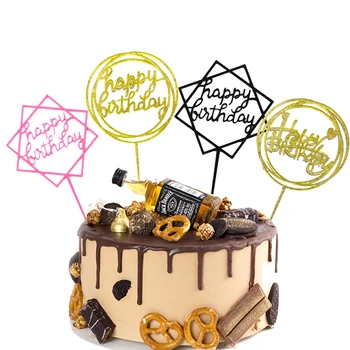 

8pcs Creativity Happy Birthday Cake Topper Adults Happy Birthday Party Decor Kids Cake Topper Birthday Party Cake Supplies