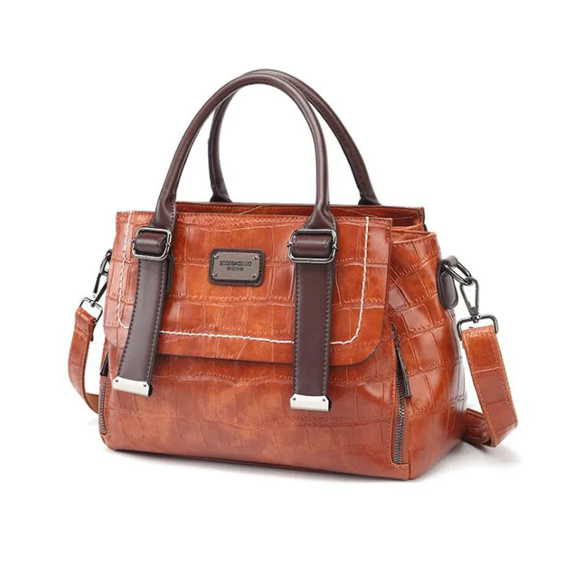 Embroidery Messenger Bags Women Leather Handbags Bags for Women a Main Ladies Hand Bag Female bag new