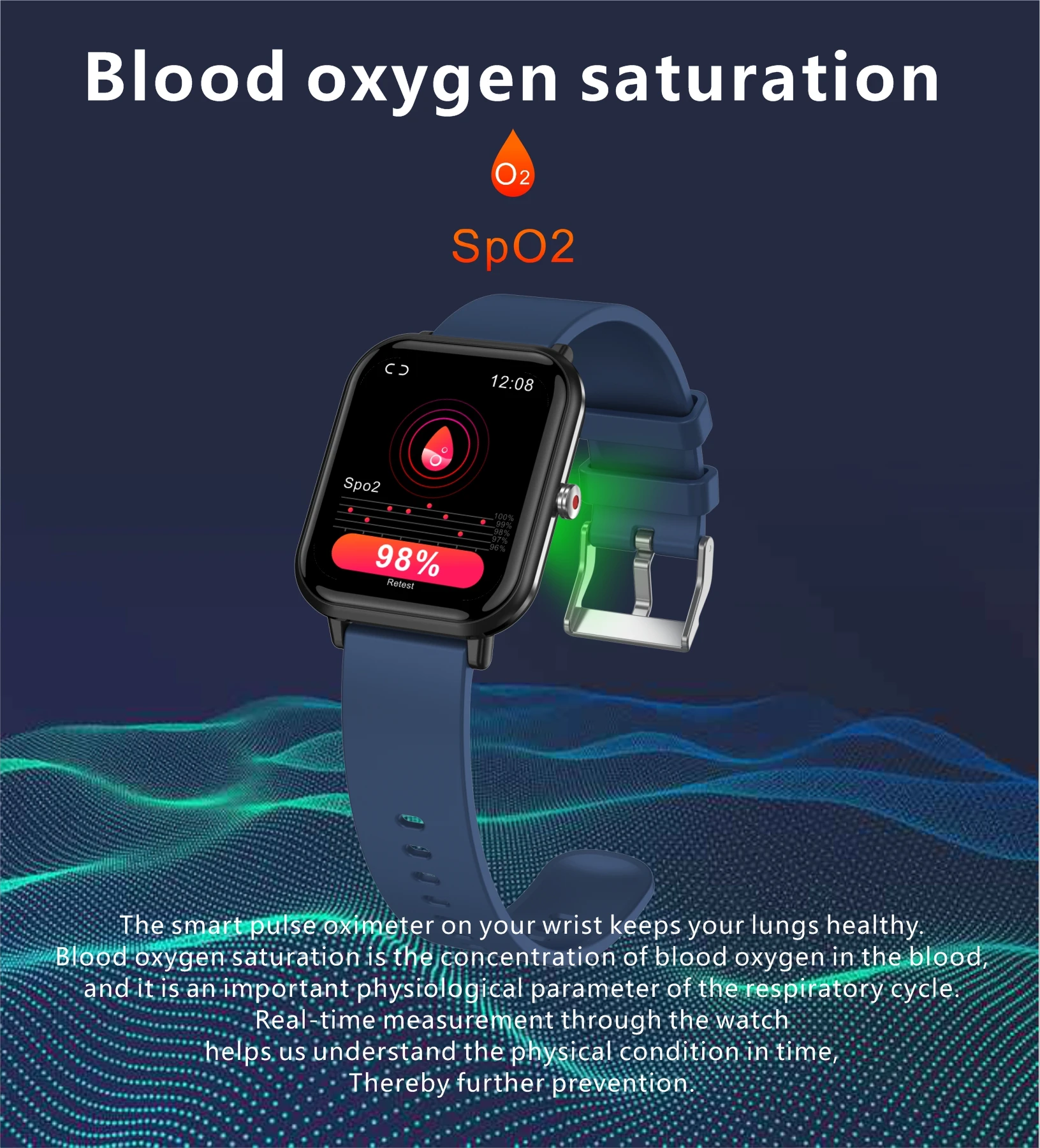 2021 Newest Smartwatch Body Temperature Detection Fitness Tracker Watches Bluetooth Weather Forecast IP68 Waterproof Smart Watch