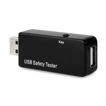 

DishyKooker USB Tester DC Voltmeter 5-30V Volt Meter Charger Capacity Indicator Time Display Mobile Battery Power Detector