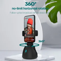 360 rotação rosto rastreamento selfie vara tripé tudo em um objeto rastreamento titular câmera cardan para foto vlog gravação de vídeo ao vivo