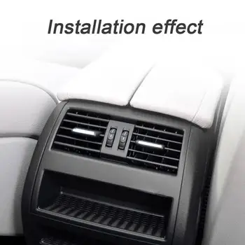 

Rear Center Console Fresh Air Outlet Vent Grille Cover for BMW 5 F10 F18 without Buttons Auto Supplies