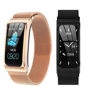 

Business Leisure Sports Bracelet AK12 Smart Bracelet IP68 Waterproof Blood Pressure Menstrual Cycle Monitor Fitness Tracker