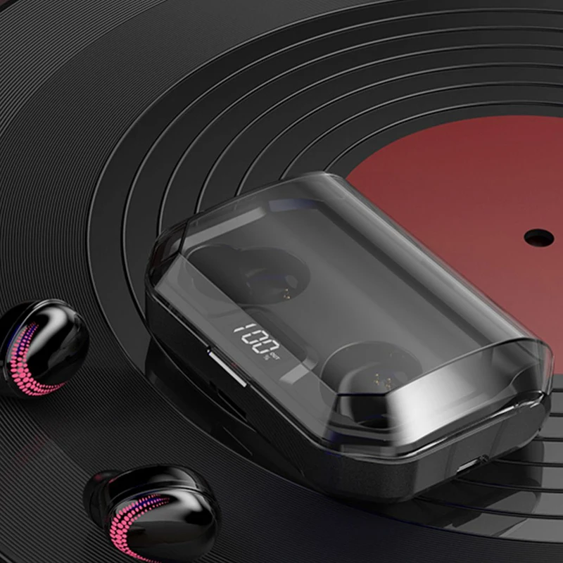 TWS Bluetooth V5.0 HIFI беспроводные наушники 6D стерео спортивные наушники гарнитура с зарядной коробкой микрофон для iPhone Xiaomi