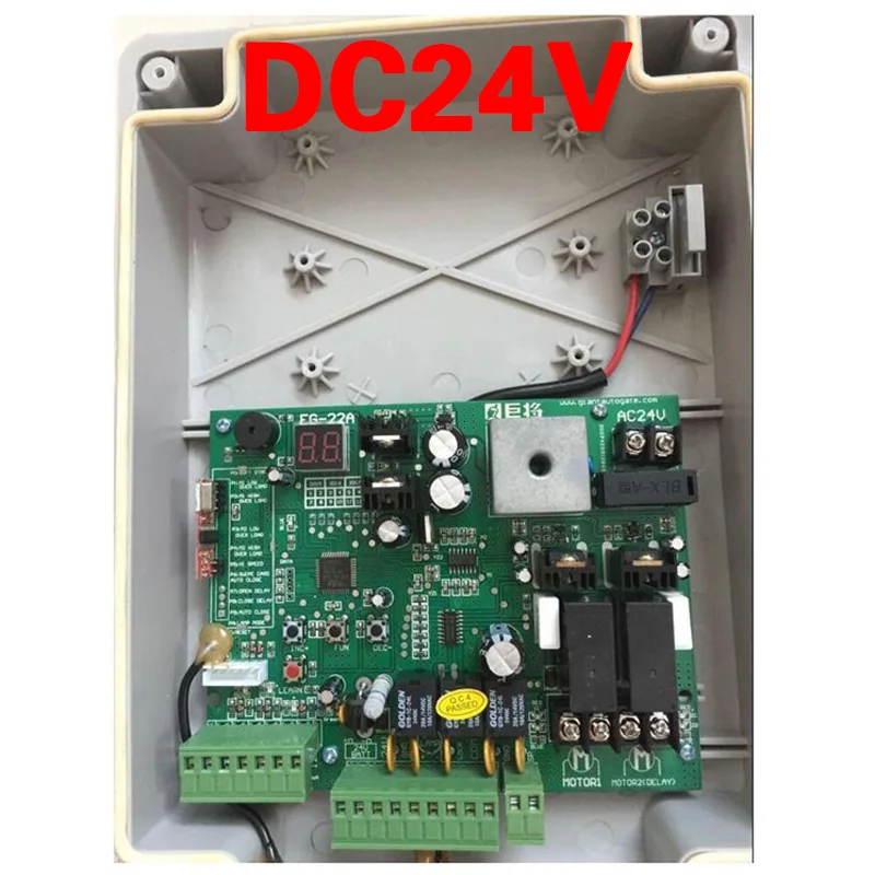 Electric Swing Gate Opener controller and Remote Control Swing Gate Motor box With 2 Remote