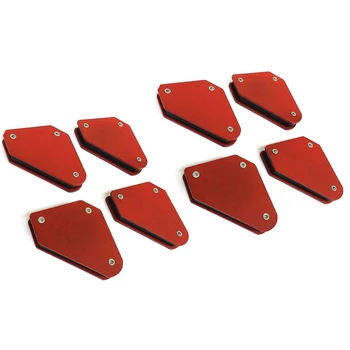

8Pcs Mini Triangle-Welding Positioner 9Lb Magnetic Fixed Angle Soldering Locator Tools Without Switch Welding Accessories