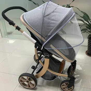 Full Cover Safety Mosquito Net Baby Stroller