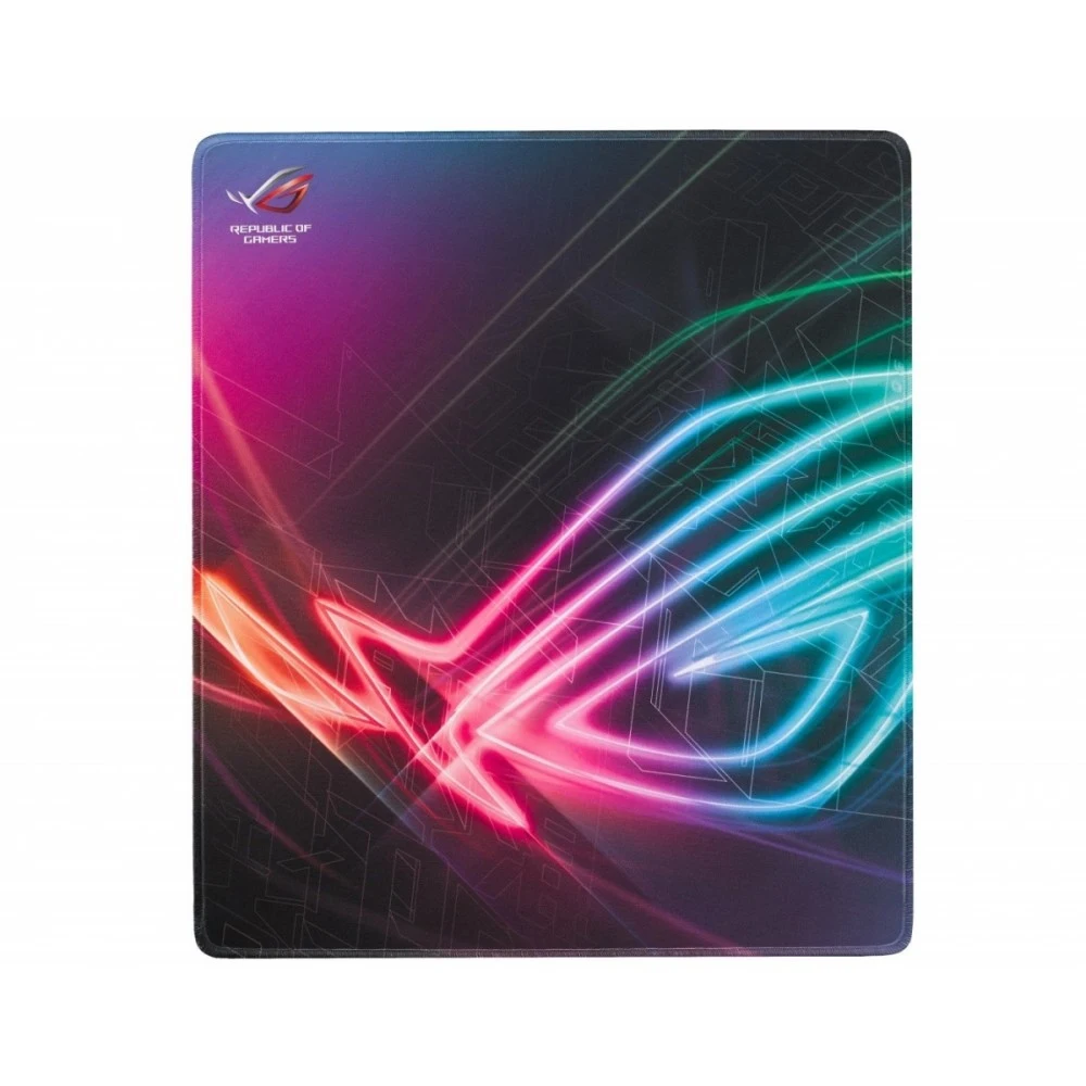 Коврик для мыши ASUS Strix Edge материал- ткань/резина, Speed поверхность, 400 x 450 x 2 мм, цвет: рисунок