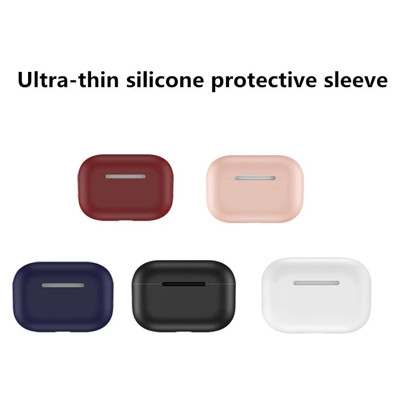

For Airpods3 Pro Protection Case Wireless Bluetooth Headset Ultra Thin Silicone Round Bottom Headset Protection Case GY322