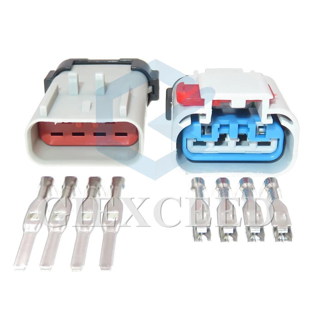 

1 Set 4 Pin 54200415 54200414 Plastic Housing Sealed Connector 54200410 Car Sensors Electric Wire Waterproof Socket For Ford