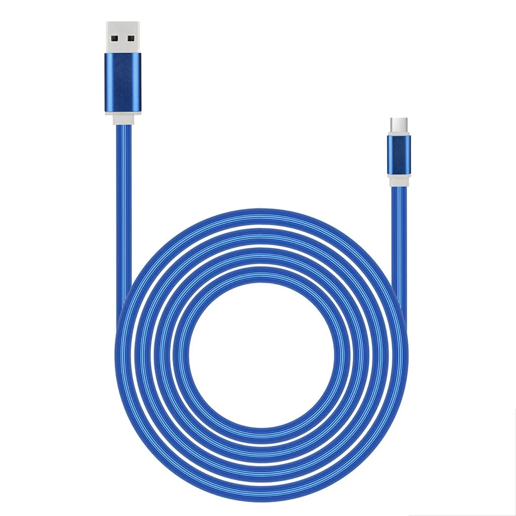 Кабель USB Type-C со светодиодной подсветкой 1 м 816 А | Электроника