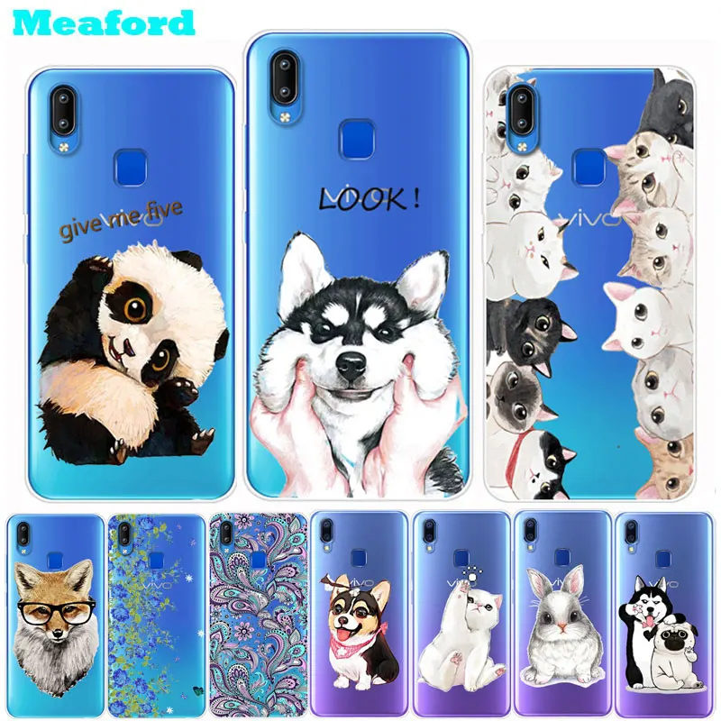 For Vivo Y95 Case Cute Animal Soft TPU Clear Back Cover For Vivo Y95 Y 95 Cases Vivo Y93 lite Y91 Y91i Y9iC U1 Silicone Bumper For Vivo Y95 Case Cute Animal Soft TPU Clear Back Cover For Vivo Y95 Y 95 Cases Vivo Y93 lite Y91 Y91i Y9iC U1 Silicone Bumper