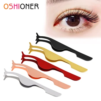 

1pcs False Eyelashes Tweezers Eyelash Extension Curler Nipper Eye Lashes Curling Clip Eyelash Cosmetic Applicator Eyelash Curler