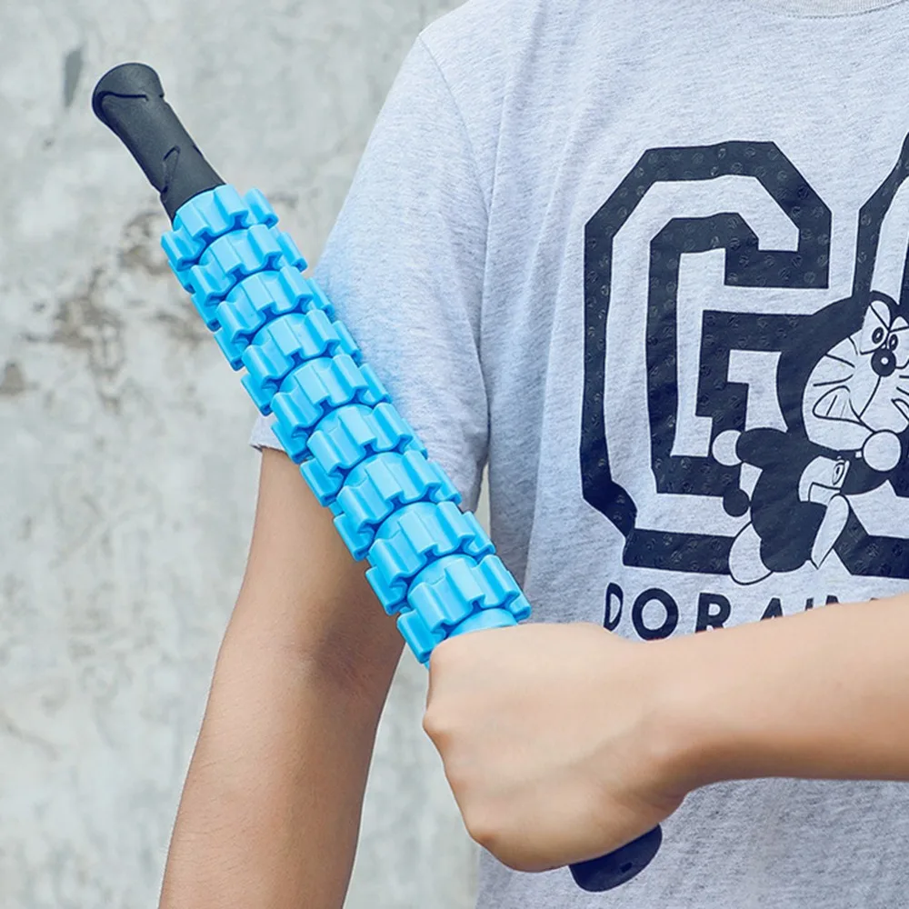 Hot Sale Muscle Massage Roller Yoga Stick Muscle Body Massage Relax Tool Muscle Roller Sticks with Round Ball