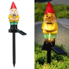 1 шт. светодиодный солнечный 3,7 в газон открытый солнечный IP65 водонепроницаемый светильник Санта-Клаус сад пейзаж Рождество год Солнечный газон лампа