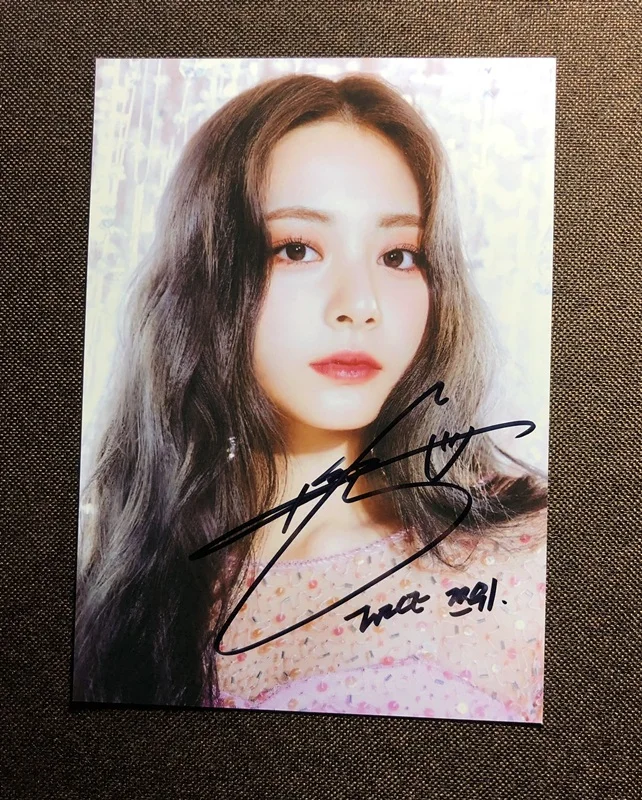 Hand signed TWICE Tzuyu фото с автографом FEEL SPECIAL 5*7 092019N2