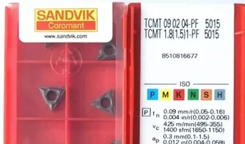 

10PCS CARBIDE INSERT TCMT090204-PF 5015