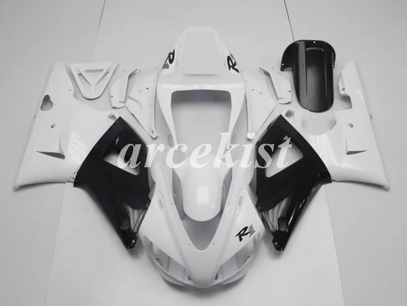 ABS полный обтекатель комплект подходит для Yamaha YZF-R1 YZF1000 R1 1998 1999 98 99 обтекатель комплект кузова белый черный