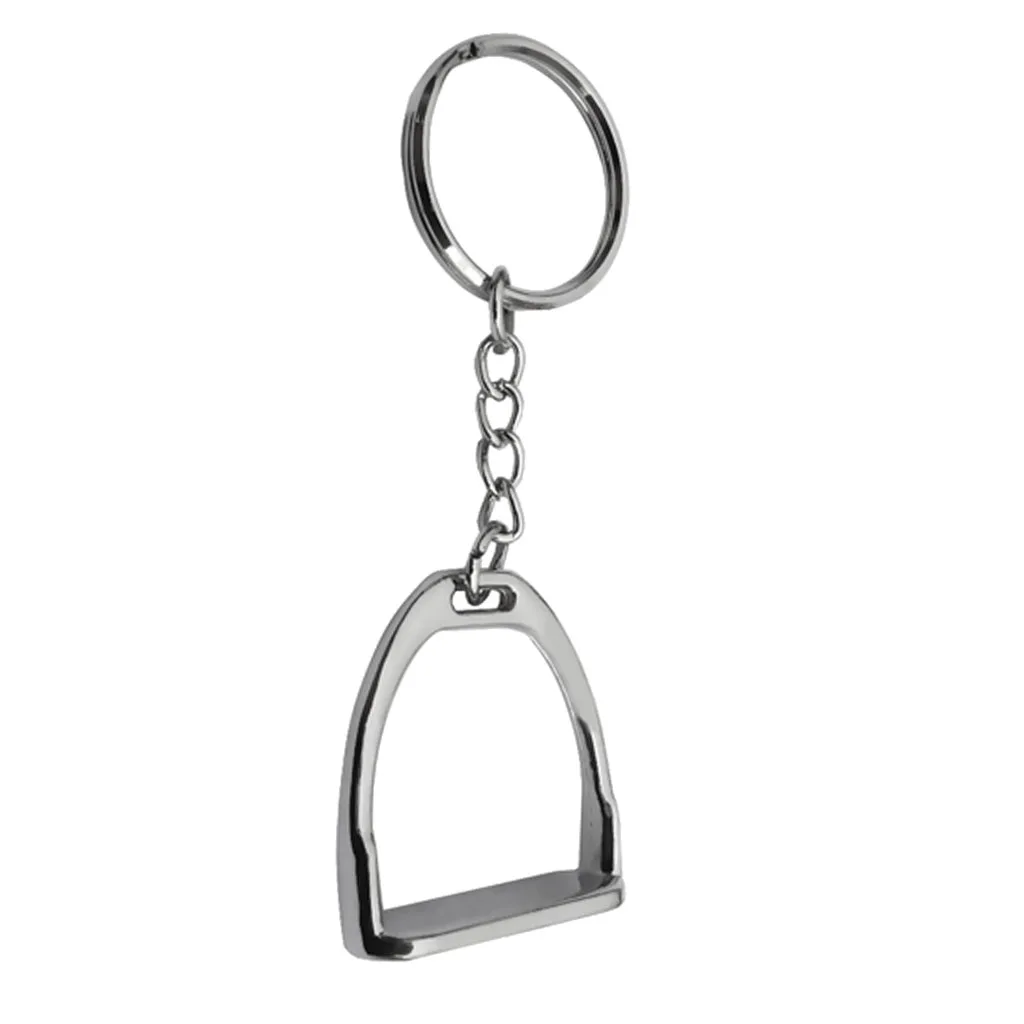 Horse Pony Stirrup Keyring Keychain Hanging Ornament For Business Hand Bag