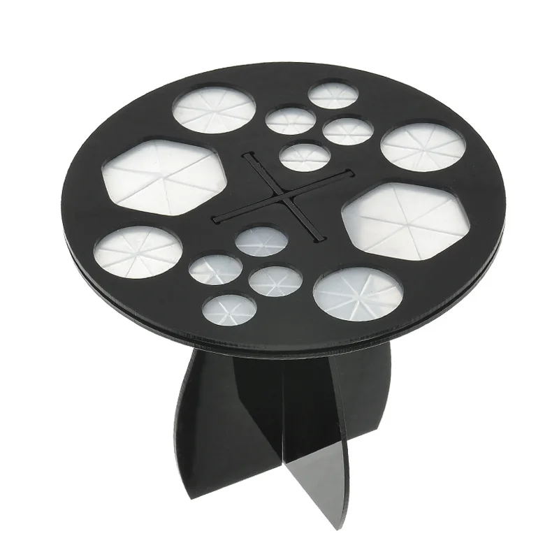 Colorful Circular Makeup Brush Holder Make up Drying Rack Brushes Case Artifact Portable Beauty Tools JS11
