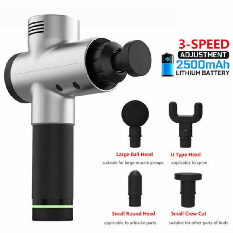 

Massage Gun Deep Muscle Percussion Massager Vibrating Relaxing Therapy Device Massager Body Relaxation Pain Relief