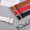 Wide Leather Waist Belt High Quality Women Square Pin Metal Buckle Belts For Women Waistband Jeans Belt ► Photo 2/6