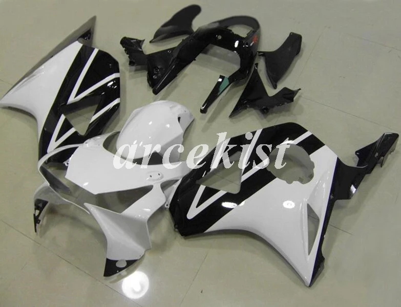 

4Gifts New ABS Motorcycle Full Fairings Kit Fit For HONDA CBR954RR CBR954 954 2002 2003 Body set white black