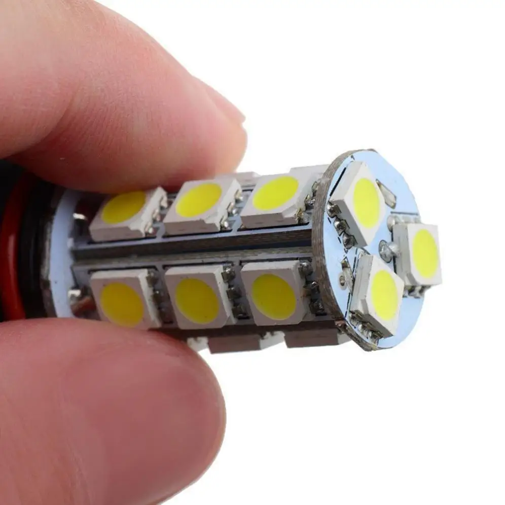 2 шт 12V HB3 9005 18SMD 5050 светодиодный Белый светодиодный автомобиль DRL Противотуманные фары дальнего света фар лампа