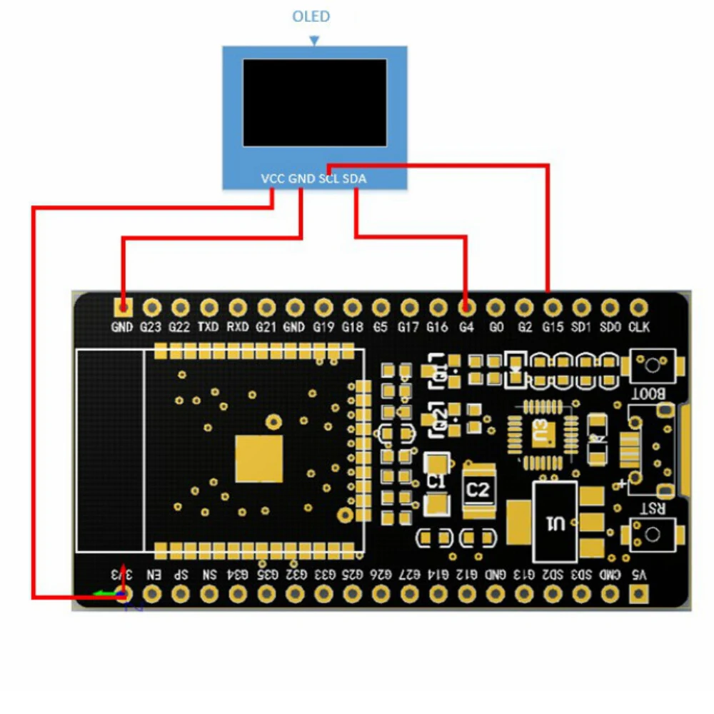 ESP32 макетная плата ESP-32 ESP-WROOM-32 30-pin DOIT макетная плата wifi+ Bluetooth