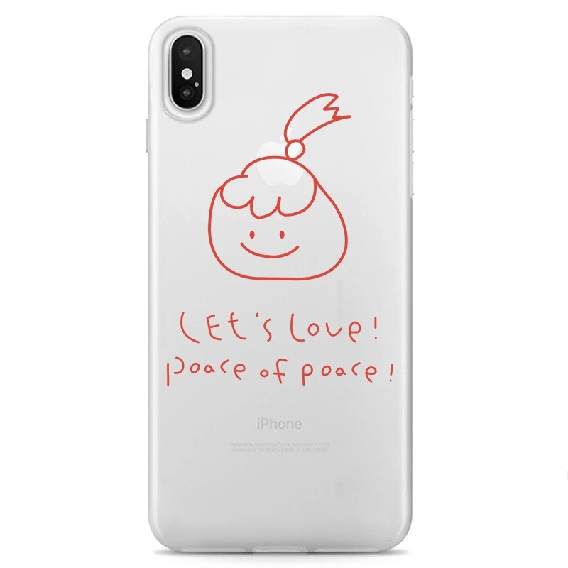 INS супер милый инновационный чехол для телефона со смайликом iphone Xs MAX XR X 6 6s 7 8 plus